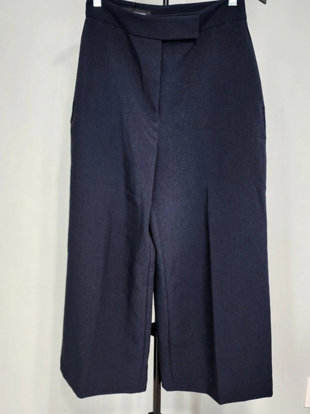 Zara Wide Leg Pants in Navy Size Small NWT Officecore Professional